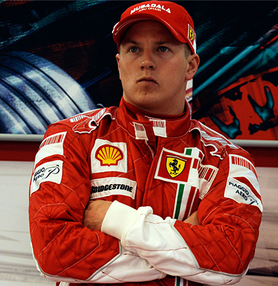 Kimi Räikkönen en Ferrari