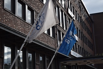 Bandera centenario Finlandia
